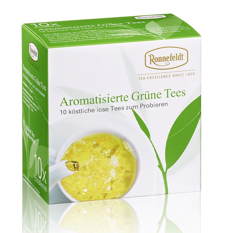 Probierbox Aromatisierte Grüne Tees -0